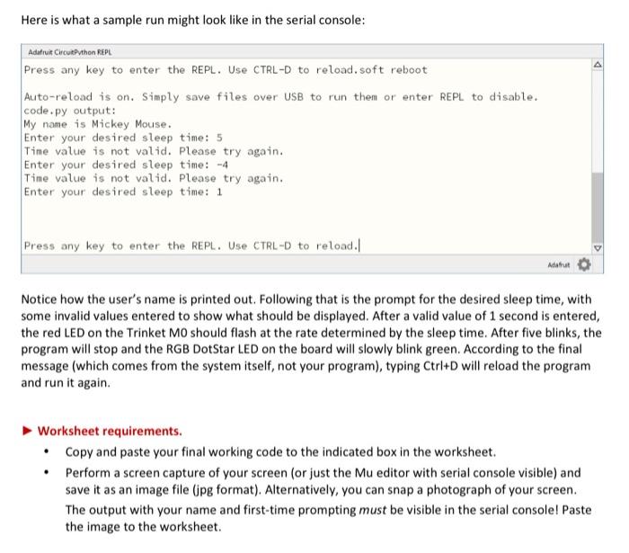 reference, here is the original program from Part 2: import board import