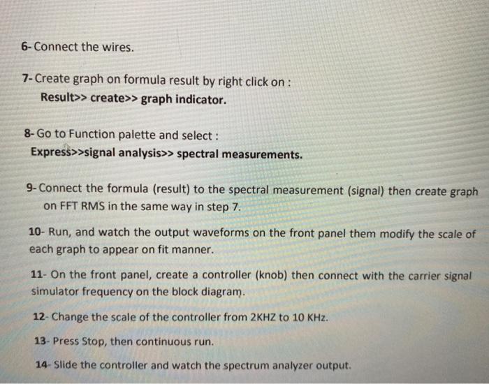 block diagram. On block diagram do the following tasks:- 1. Go to