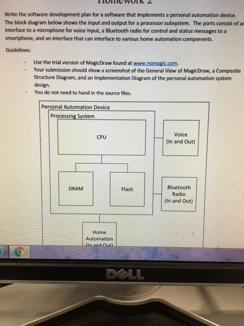  please answer me using the magicdraw software Write the software development