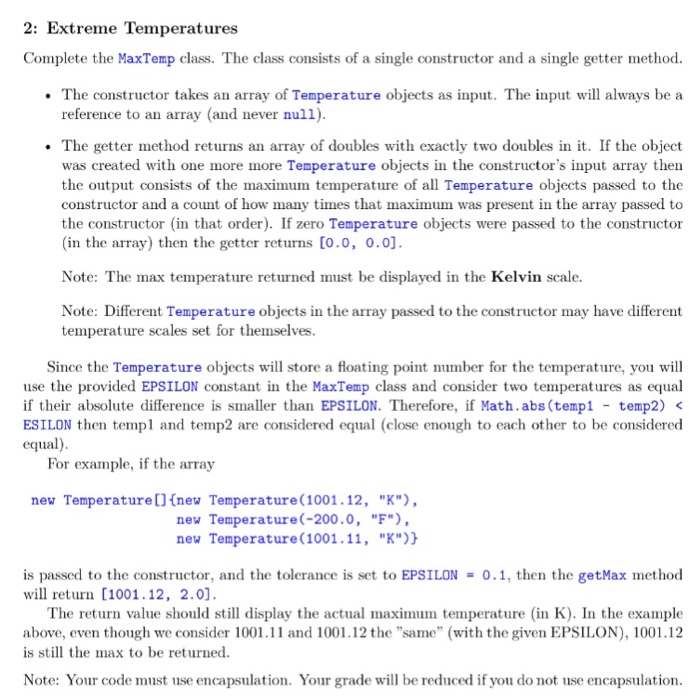  Java public class MaxTemp{ /** t1 and t2 are considered close