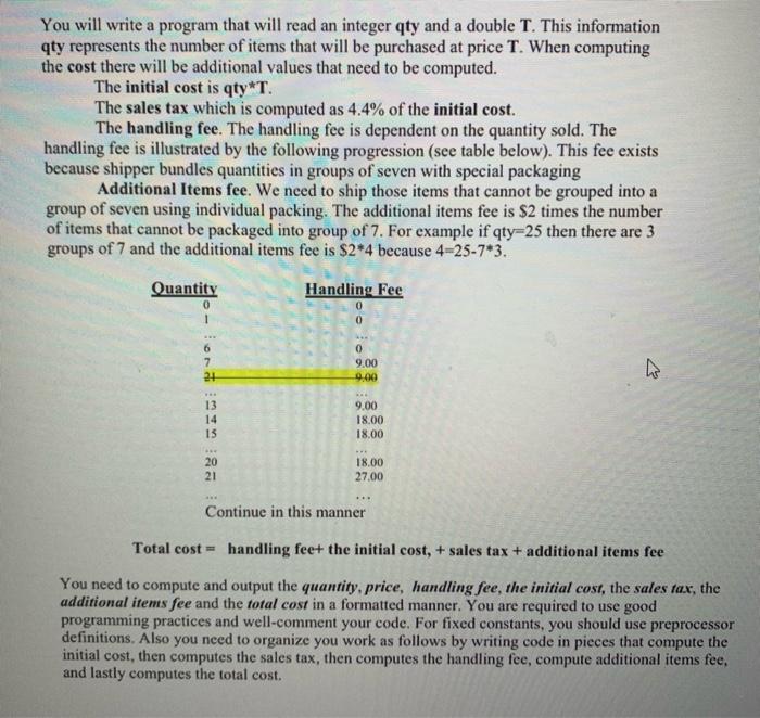 C programming and solve it with while loop You will write a