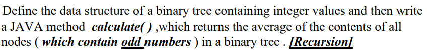 Data Structure Returns the arithmetic mean of the individual values in the