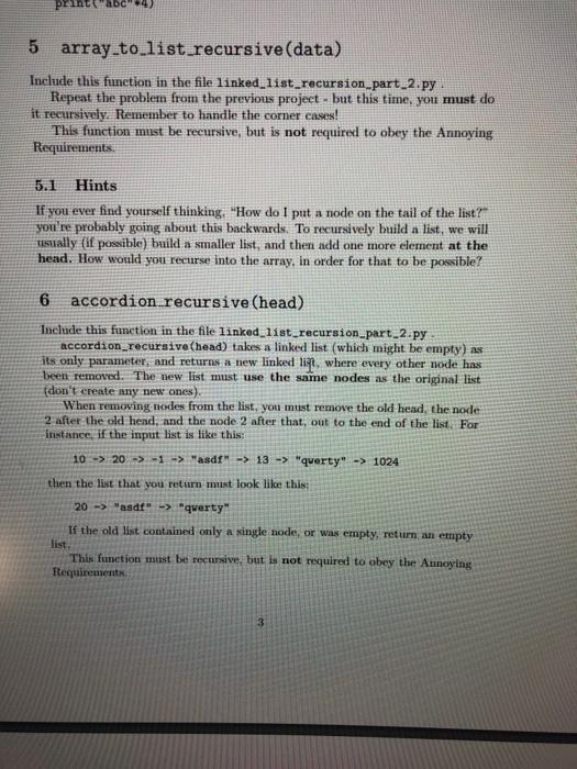  printe 5 array_to_list recursive (data) Include this function in the file