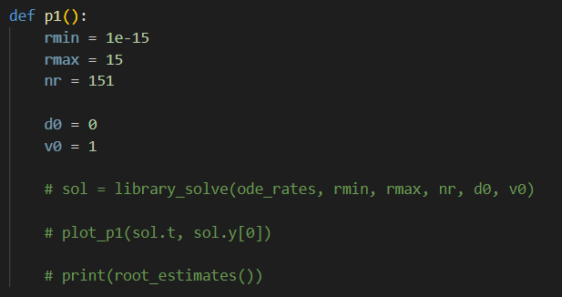 code (in your version of hw5_template.py) to complete the function ode_rates that