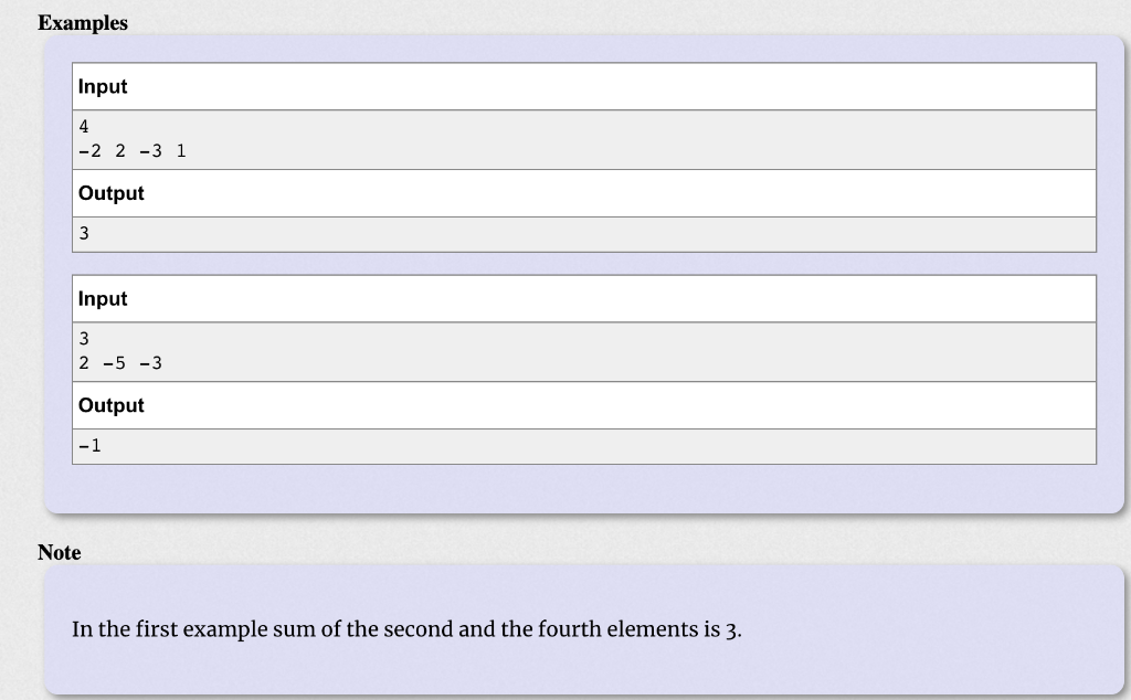 numbers of length n. Your task is to find such subsequence that
