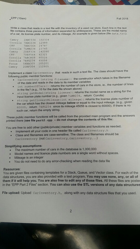 please I need as soon as you can please EPP (10am)