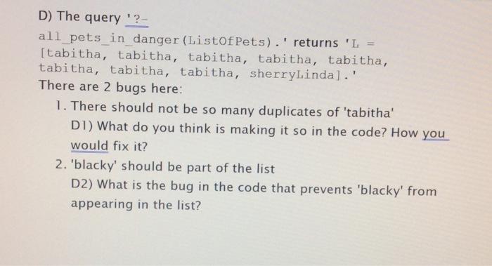  Need help on a Prolog programming language question. Please see Prolog
