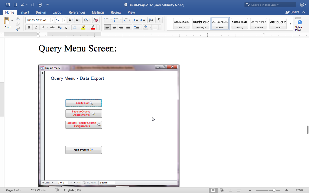 The Administrative Staff enters in basic information. The faculty members enter in
