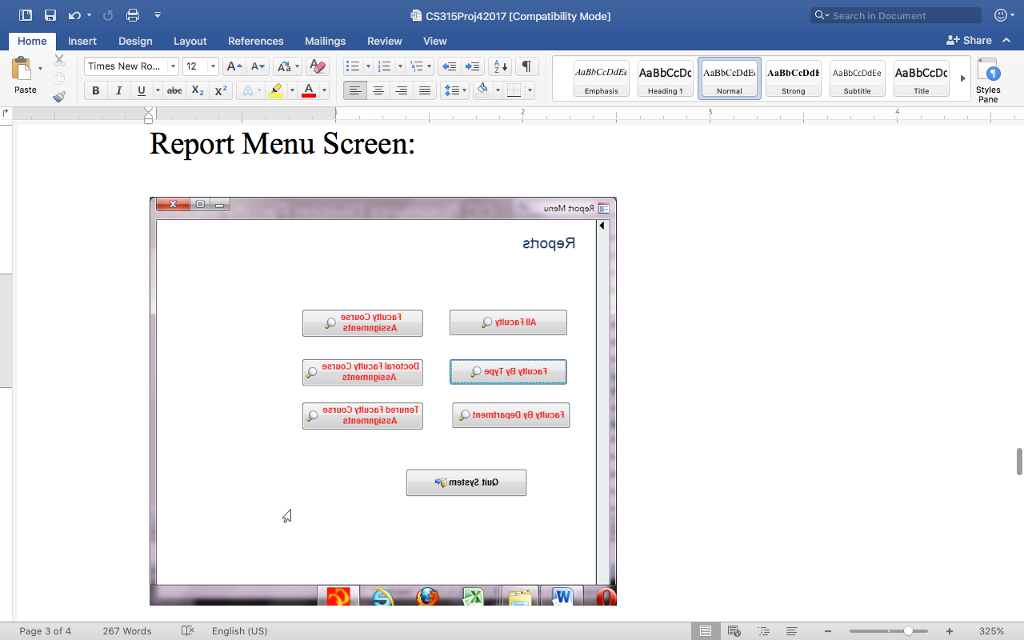 professional information. Course Information is entered (batch) into system by registrars office.