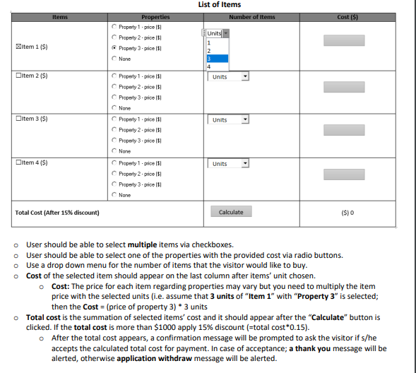 How may i perform the confirmation message task with javascript and