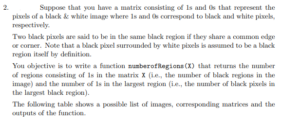 Perform using MATLAB ! 2. Suppose that you have a matrix consisting