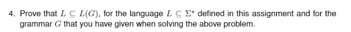 | the number of a's in w is equal to the number