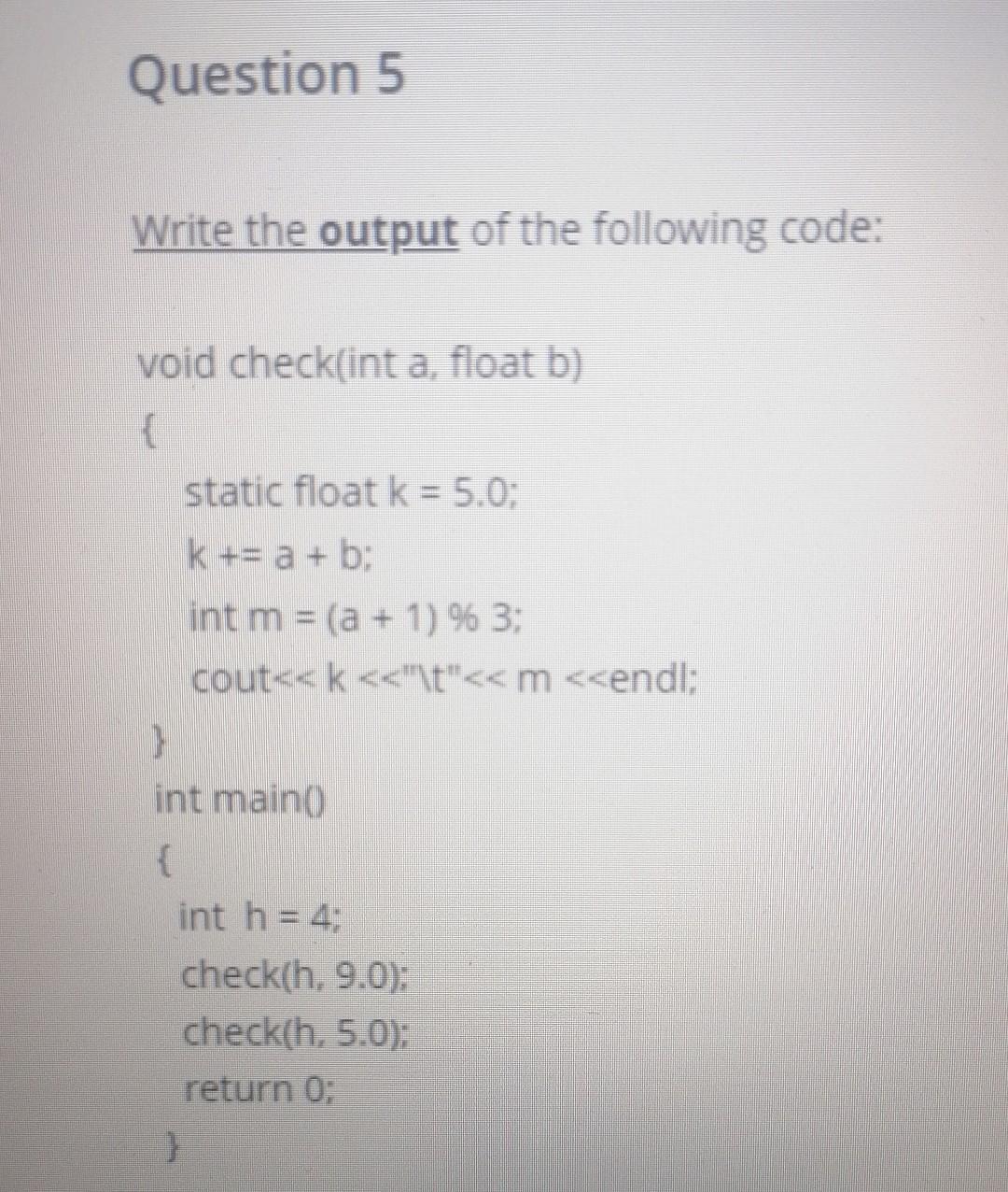 less than 5. If the user input for n is invalid, then