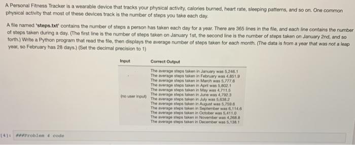  in python A Personal Fitness Tracker is a wearable device that