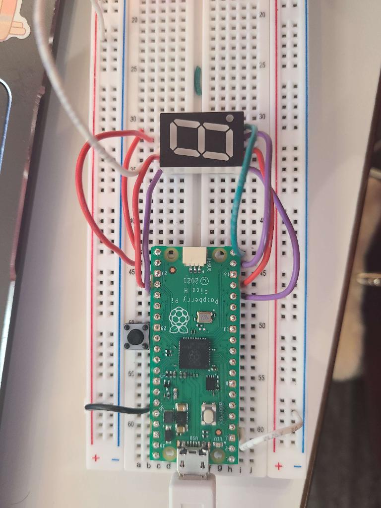 and a 7 segment display. Here's the digikey information of the LED