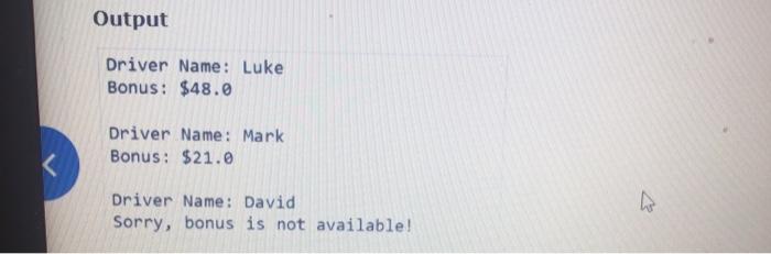 getDriverName(){ return this.driverName; } public void setDriverName(String driverName){ this.driverName=driverName; } public float