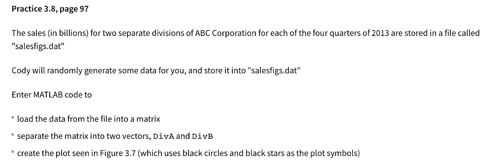 MATLAB....... plot 2 randomly generated sets of data on one graph The