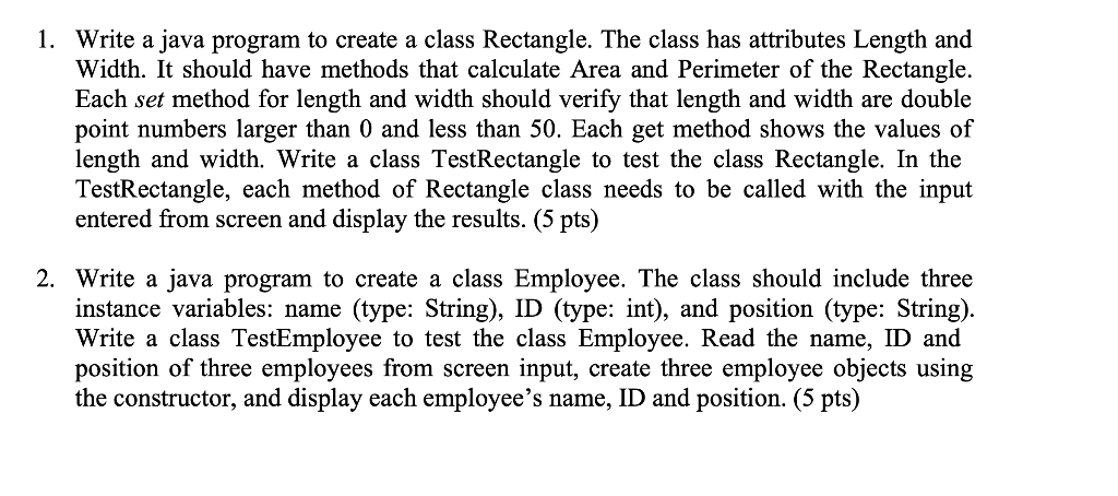 please explain all steps 1. Write a java program to create a