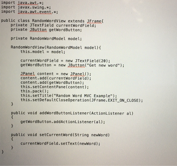 architectural pattern. You may use this sample MVC application as a template.