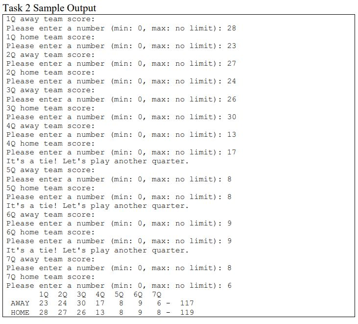 Task 2 Write a program named bball.cpp that: Uses the inputVal() function