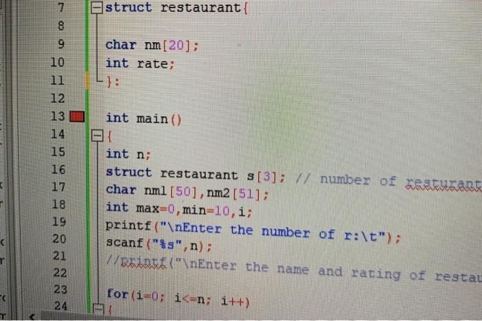 C program Write a program that executes loops based on the number
