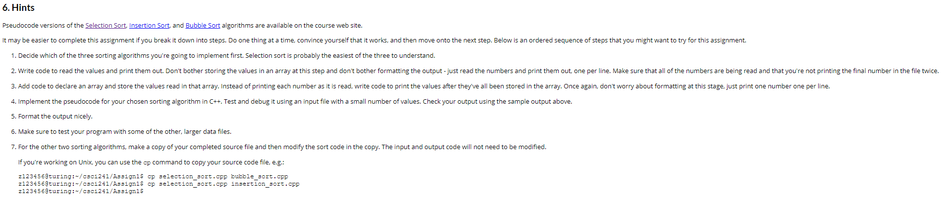 up to 1000 integers, sort them, and then print them in a