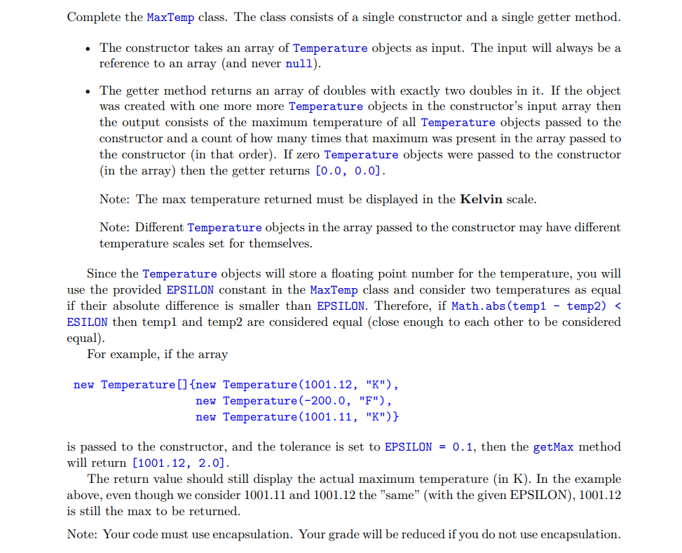  HERE IS THE CODE WE ARE GIVEN TO START WITH. public
