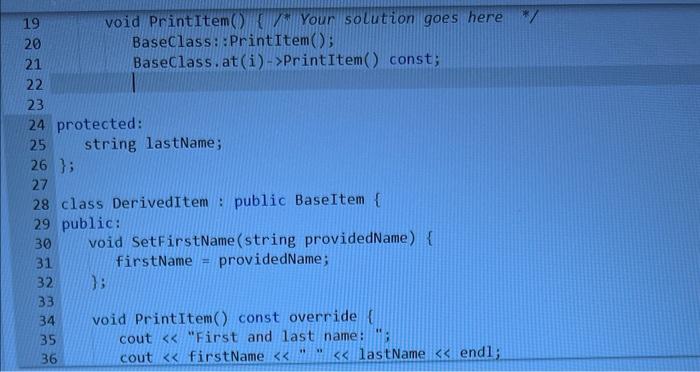 and last name: Bill Jones Hint: Use the keyword const to make
