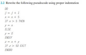 sure that proper indentation is included to make the structure clean. FIGURE