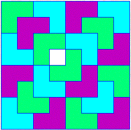 Im trying to implement a function in python that tiles a 2^m