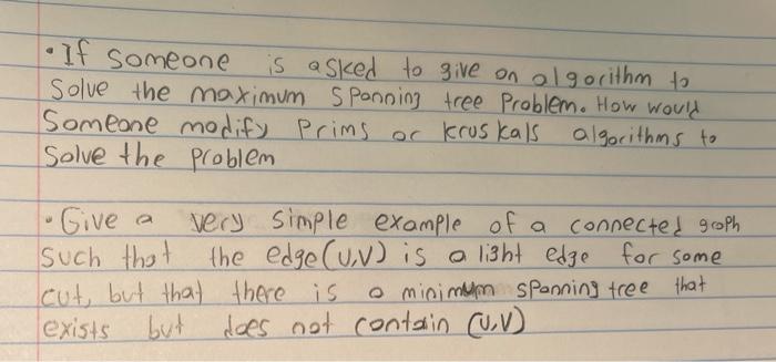  If someone is asked to give on algorithm to Solve the