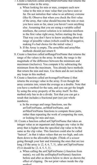 what does what. thank you! This assignment asks you to write a