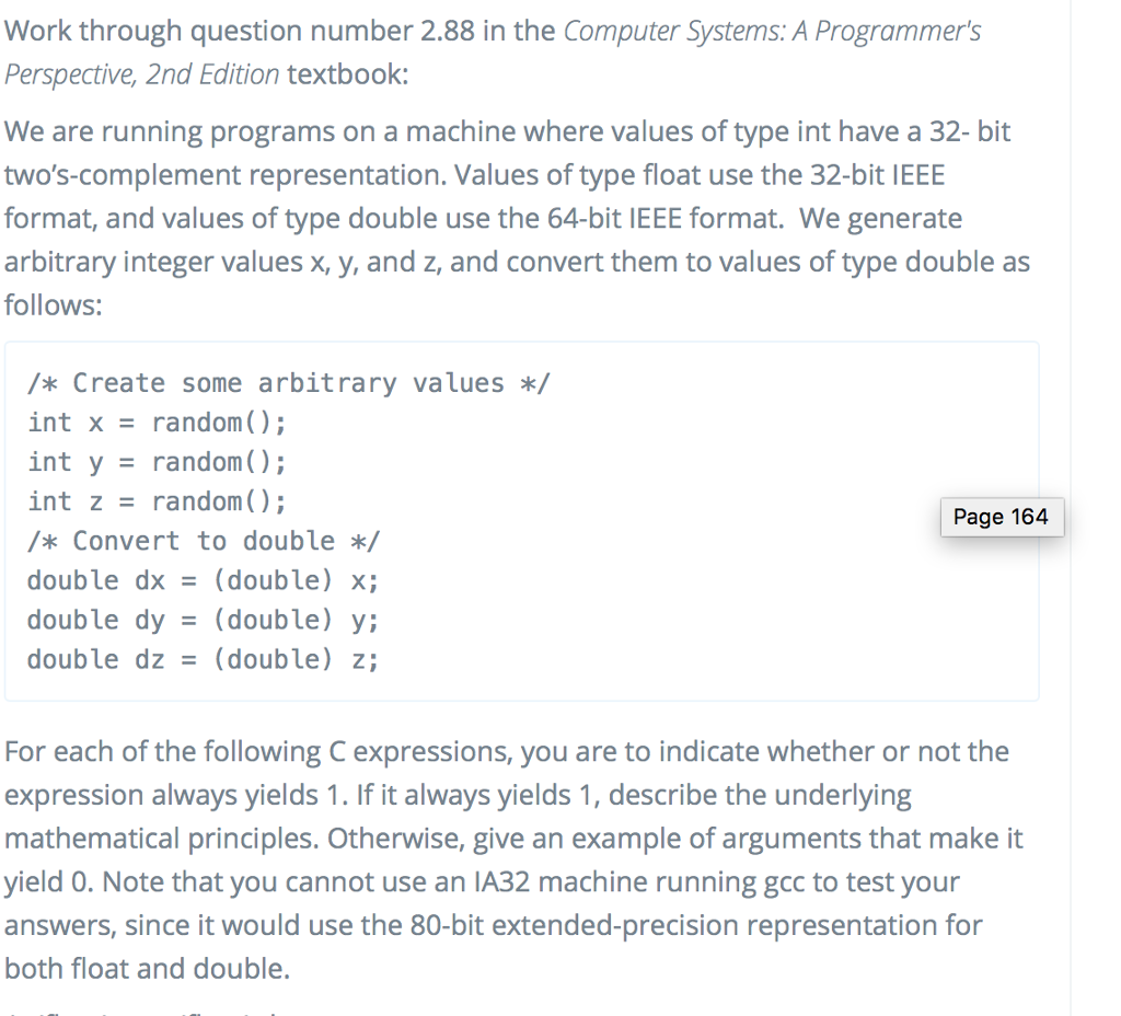 Multiple choice computer systems problem this is option for A this is