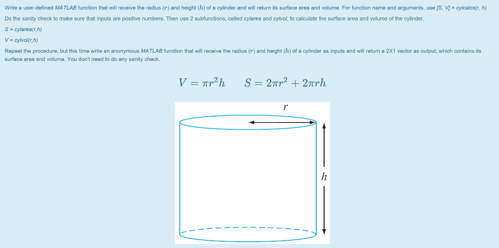  its matlab code Write a user-defined MATLAB function that will receive