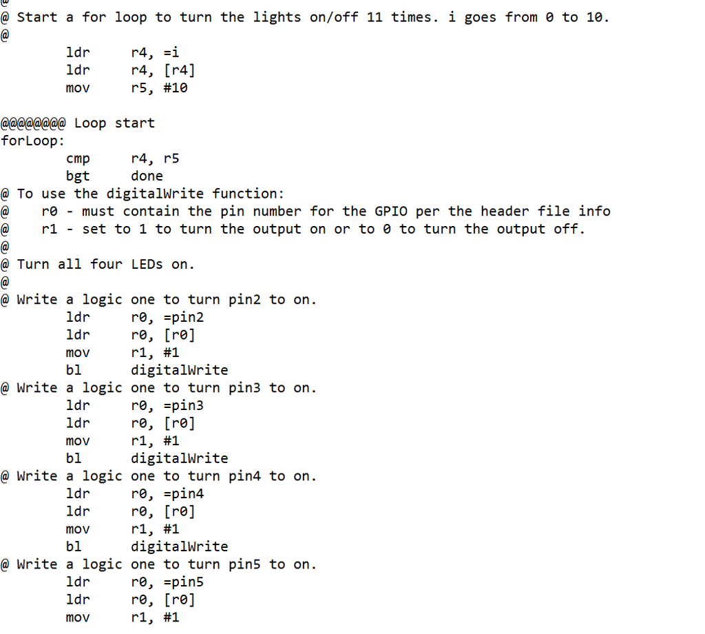 Pi. Use the example code in this file to implement your program
