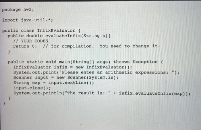 *, /, and operators as well as parenthesis. The parenthesis does NOT