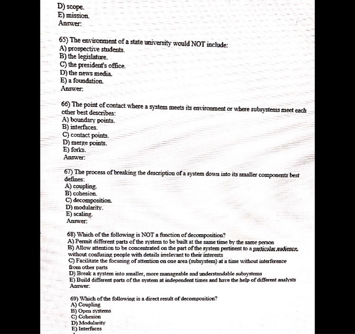 A) technique. B) tool C) methodology D) data flow. E) customer. Answer