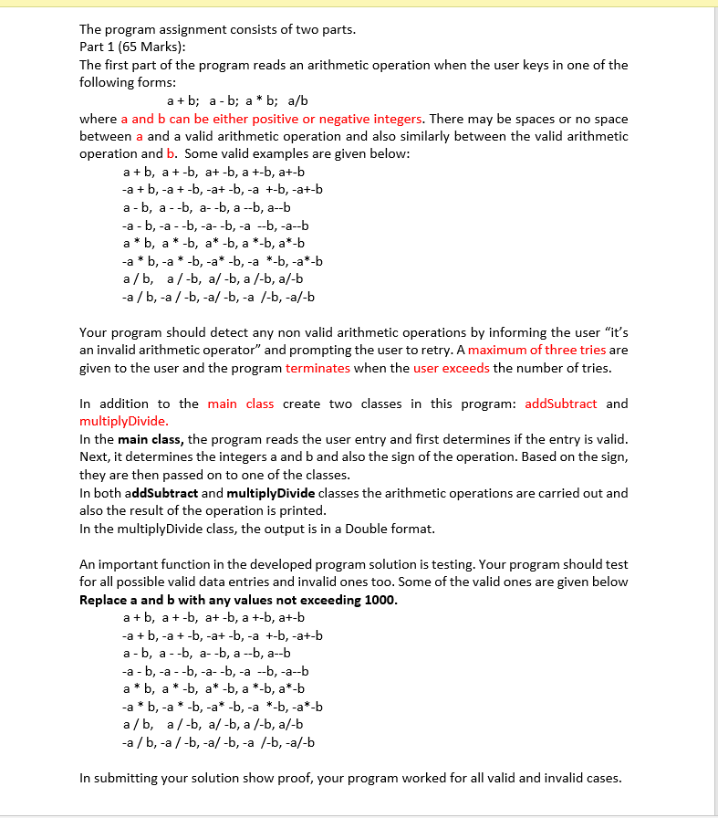  Write java program for this question in this question in addition