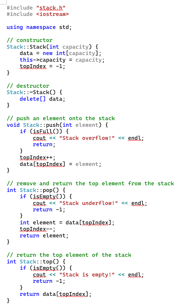 an operator stack(stack to store characters like + - * / %).