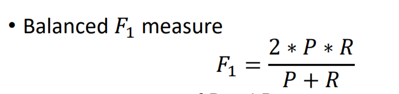 F1 for a binary classifiers predictions. It receives two 1-D numpy arrays