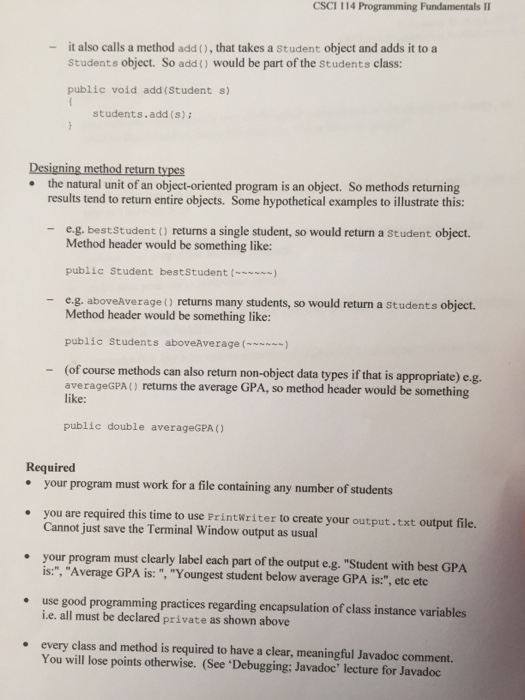 have more responsibility to design how to do it. Problem description You