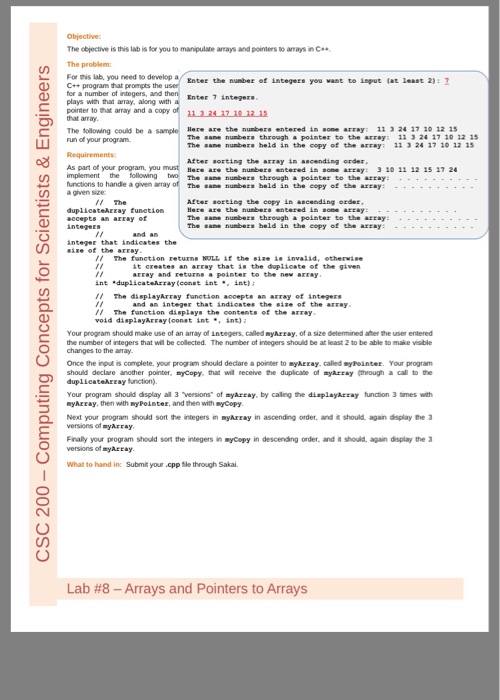  Need help solving this program The objective is this lab is