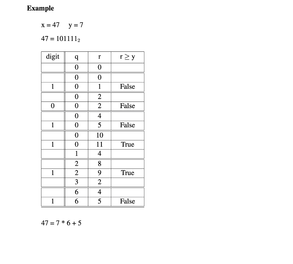 Please explain the technique to do it. Thanks Example X = 47