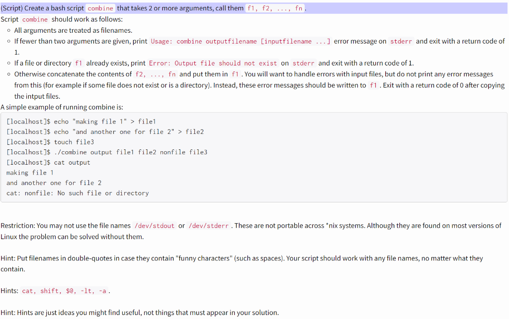  Do not use the previous solution in Chegg! (Script) Create a