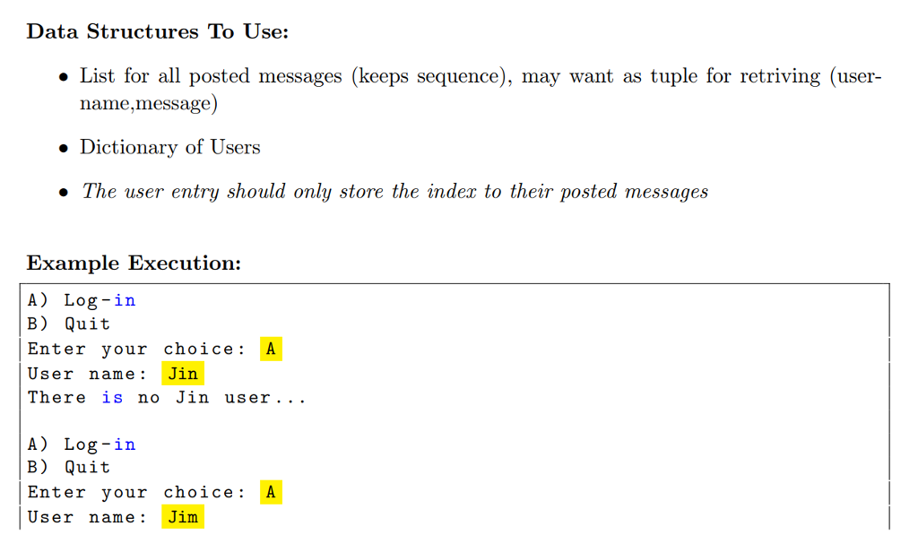 this assignment. Please don't use a fuction. 1. Specification - Write a