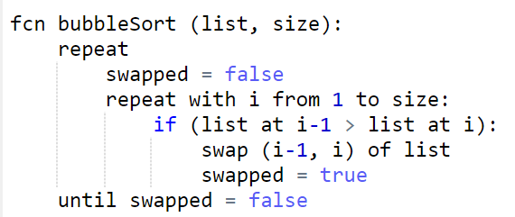 The pseudocode of an algorithm is given below: Answer and give explanations