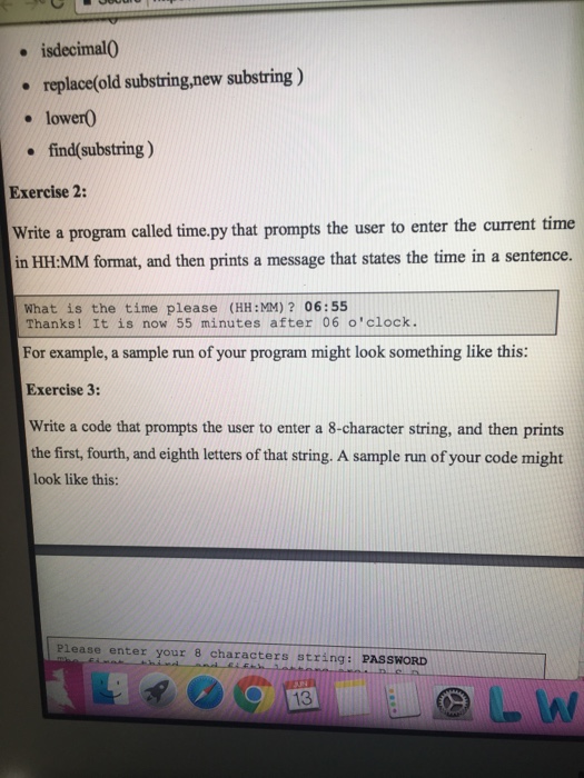  This has to be done in Python language and run in