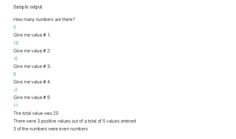 Write a Java program named Numbers that asks the user to enter