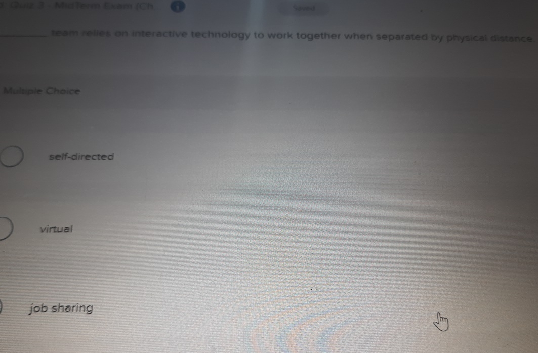  a team relies on interactive technology to work together when separated
