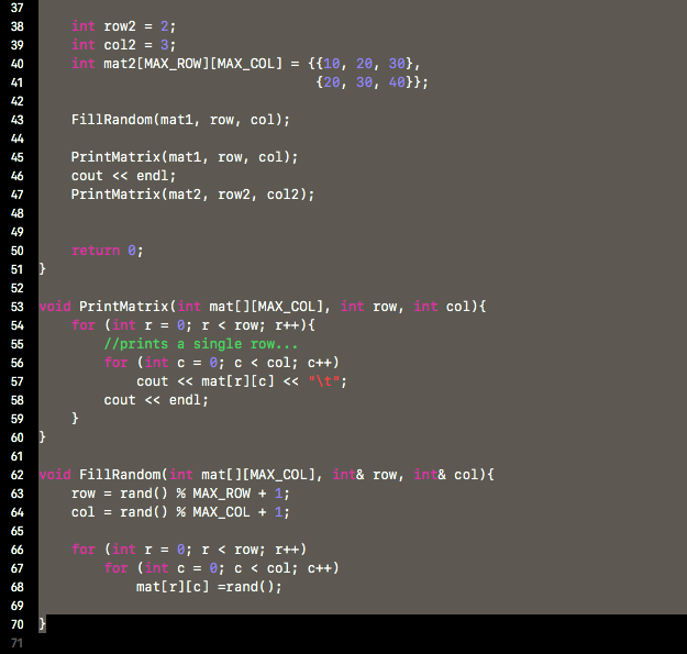 added. You will need to add code in the main function to